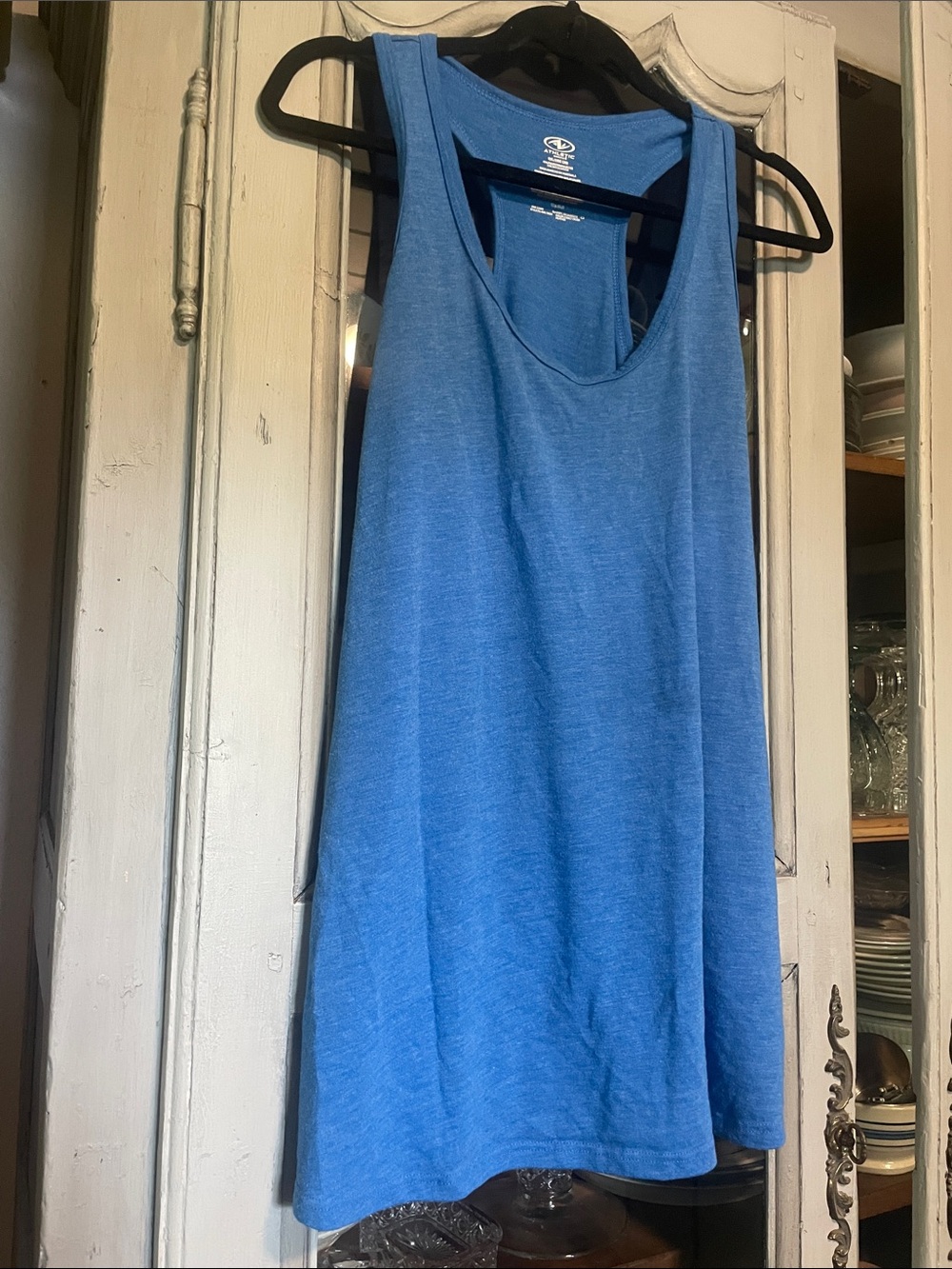 Athletic Works Blue Scoop Neck Tank Top